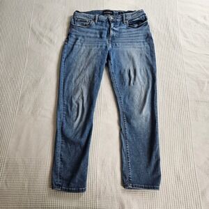 Lucky Brand Brooke Crop Jeans Indie Sleaze Mid Rise Cropped Women 10 30 in Waist